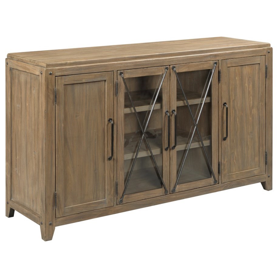 Kincaid Furniture Modern 944850 Dawson 4Door Solid Wood Server